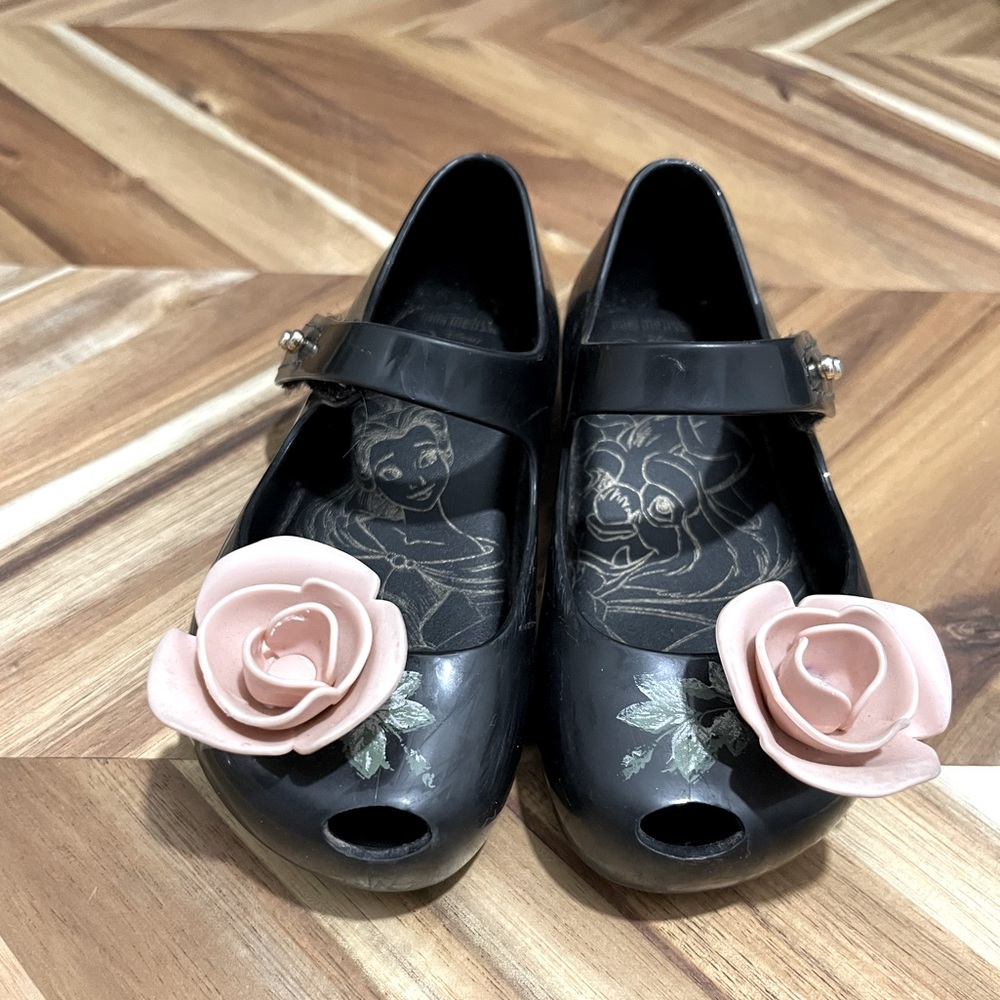 Mini Melissa x Disney Beauty & the Beast Toddler Mary Jane Shoes